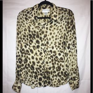 SILKY Katherine Kelly Button Down Blouse